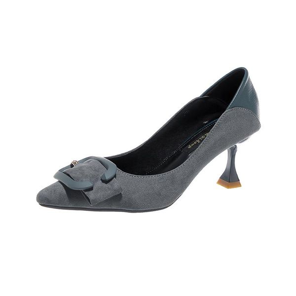 dress shoes metal buckle flock patchwork pumps pointed toe shallow slip on thin high heels brand designer casual woman 2021, Black
dress shoes metal buckle flock patchwork pumps pointed toe shallow slip on thin high heels brand designer casual woman 2021, Black