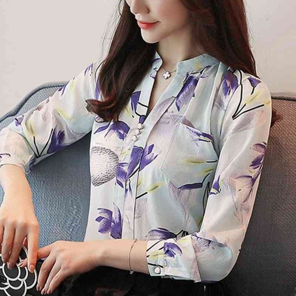 blusas mujer de moda floral print chiffon blouse womens and blouses long sleeve v-neck office ladies blusas a12 210426, White
blusas mujer de moda floral print chiffon blouse womens and blouses long sleeve v-neck office ladies blusas a12 210426, White