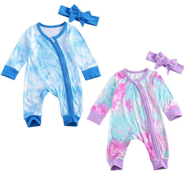 born girls boys romper, children's tie-dyed diagonal zipper long sleeve pants jumpsuit with bow headband, 2-piece suits jumpsuits, Blue
born girls boys romper, children's tie-dyed diagonal zipper long sleeve pants jumpsuit with bow headband, 2-piece suits jumpsuits, Blue