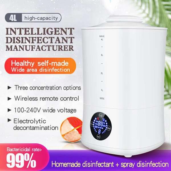 eas-4l fully automatic spray hypochlorous disinfectant water generator maker for home office protection 110v-eu plug air purifiers
eas-4l fully automatic spray hypochlorous disinfectant water generator maker for home office protection 110v-eu plug air purifiers