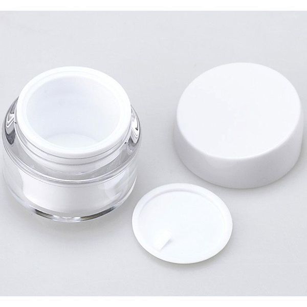 1pc 30/50g cosmetic jar empty acrylic cream vacuum bottle flat cover tilt sample vials airless container storage bottles & jars
1pc 30/50g cosmetic jar empty acrylic cream vacuum bottle flat cover tilt sample vials airless container storage bottles & jars