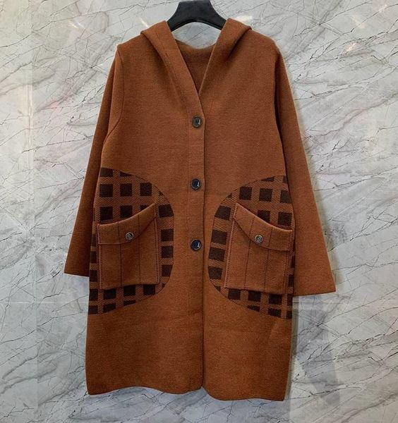 women's wool & blends hooded long coats 2021 winter casual overcoats women vintage print big pocket patchwork coat outwear, Black
women's wool & blends hooded long coats 2021 winter casual overcoats women vintage print big pocket patchwork coat outwear, Black