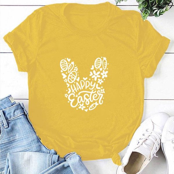 black,gray,blue,yellow tshirt 2021 women o-neck print t-shirt easter short sleeve casual loose tee shirt lady summer women's, White
black,gray,blue,yellow tshirt 2021 women o-neck print t-shirt easter short sleeve casual loose tee shirt lady summer women's, White