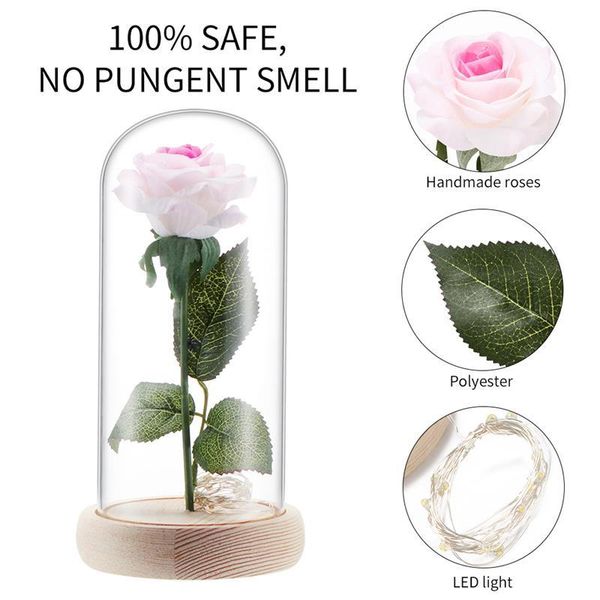 decorative flowers & wreaths romance eternal life flower rose in flask a glass dome for valentines day birthday gift led lamps
decorative flowers & wreaths romance eternal life flower rose in flask a glass dome for valentines day birthday gift led lamps