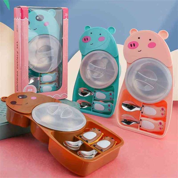 y children's tableware set cartoon infant supplementary food divided dining plate bowl spoon box gift
y children's tableware set cartoon infant supplementary food divided dining plate bowl spoon box gift