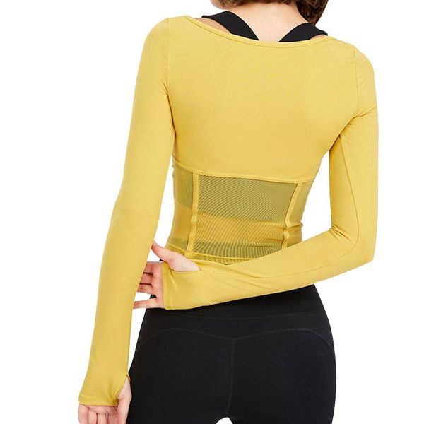 yoga outfit 2021 autumn t shirt fitness crop sports wear for women gym sport long-sleeve mesh back running blouse
yoga outfit 2021 autumn t shirt fitness crop sports wear for women gym sport long-sleeve mesh back running blouse