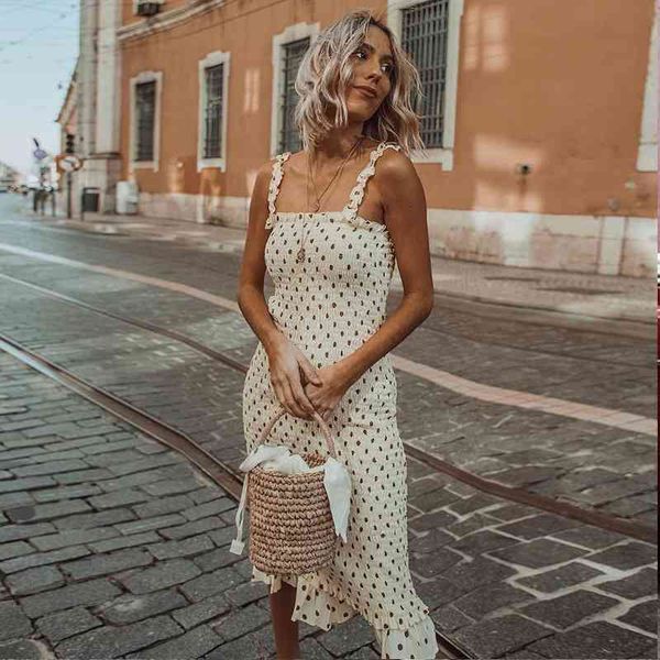 summer retro sundress womens robe dress women casual long slim dresses vestido wooden ear sling pleated polka dot dress 210514, Black;gray
summer retro sundress womens robe dress women casual long slim dresses vestido wooden ear sling pleated polka dot dress 210514, Black;gray