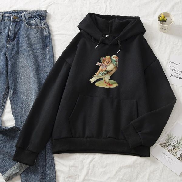 women's hoodies & sweatshirts harajuku cute angel printed women winter warm cotton pullover coat aesthetic hoodie casual loose graphic, Black
women's hoodies & sweatshirts harajuku cute angel printed women winter warm cotton pullover coat aesthetic hoodie casual loose graphic, Black