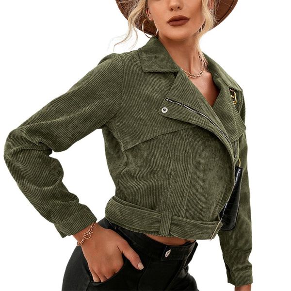 women's jackets women clothing casual long sleeve zipper cardigan fashion solid color corduroy lapel short style coat, Black;brown
women's jackets women clothing casual long sleeve zipper cardigan fashion solid color corduroy lapel short style coat, Black;brown