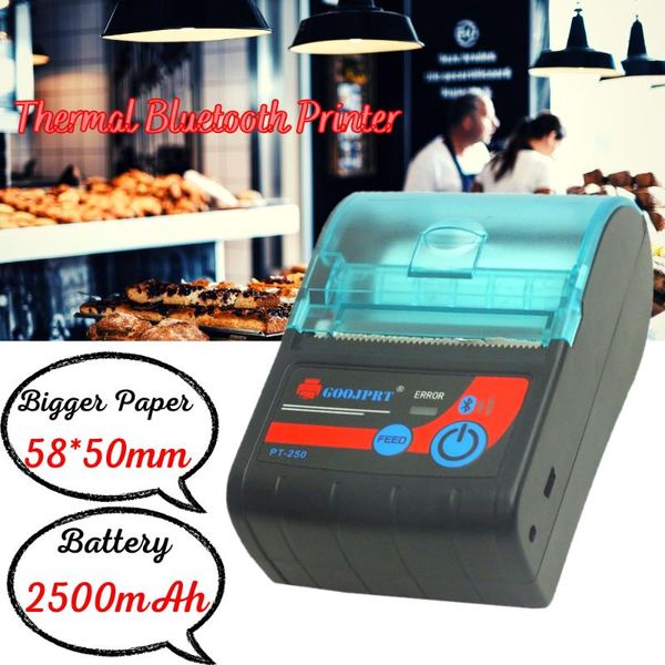 portable mini bluetooth printer wireless thermal receipt ticket for mobile phone window 58mm 50 paper 2inch machine printers
portable mini bluetooth printer wireless thermal receipt ticket for mobile phone window 58mm 50 paper 2inch machine printers