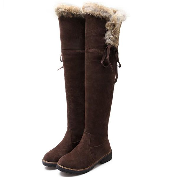 boots warm snow women 2021 winter shoes suede over knee high ladies fashion casual fur plush long female, Black
boots warm snow women 2021 winter shoes suede over knee high ladies fashion casual fur plush long female, Black
