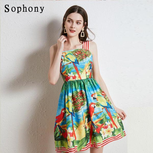 casual dresses sophony 2021 runway animal print mini dress women spaghetti strap multicolor floral boho holiday beach robe s7388, Black;gray
casual dresses sophony 2021 runway animal print mini dress women spaghetti strap multicolor floral boho holiday beach robe s7388, Black;gray