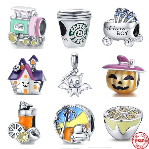 new 925 silver accessories demon halloween train summer fit pandora original bracelet charms beads for women diy jewelry, Black
new 925 silver accessories demon halloween train summer fit pandora original bracelet charms beads for women diy jewelry, Black