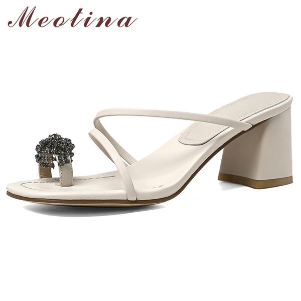 genuine leather high heel slippers flip flops women shoes square toe block slides summer sandals lady 40 210517, Black
genuine leather high heel slippers flip flops women shoes square toe block slides summer sandals lady 40 210517, Black