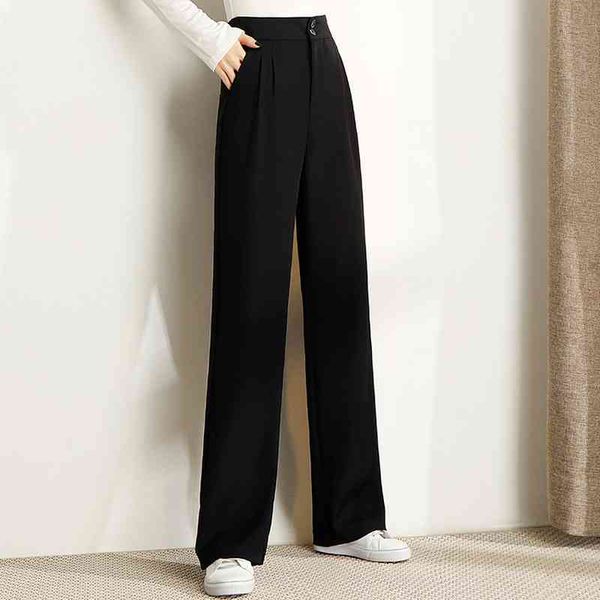 summer thin wide leg pants high waist pants children's loose drape casual straight suit floor pants for women 210522, Black;white
summer thin wide leg pants high waist pants children's loose drape casual straight suit floor pants for women 210522, Black;white