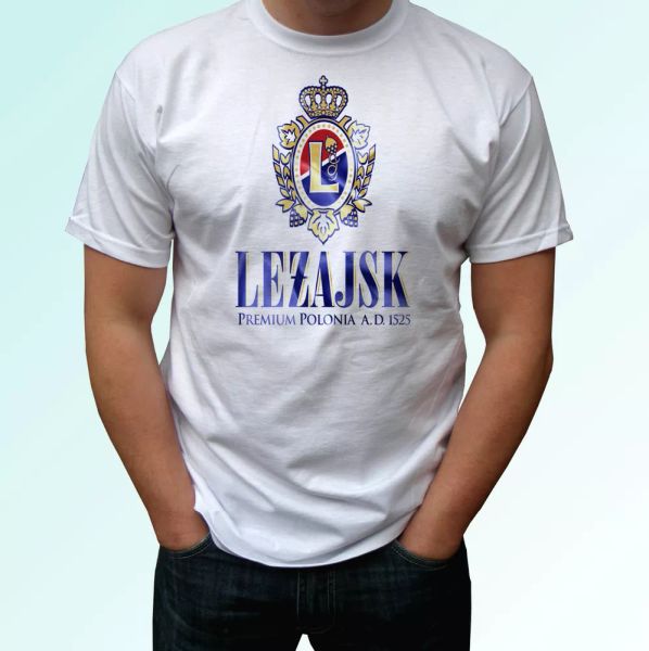 Lezajsk biala koszulka Polska Polski browar piwo alkohol t shirt koszulki meskie, White;black
Lezajsk biala koszulka Polska Polski browar piwo alkohol t shirt koszulki meskie, White;black
