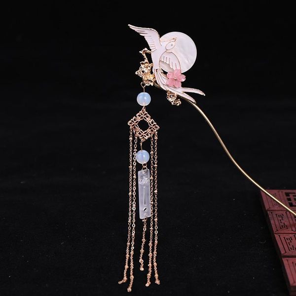 hair clips women dress accessories fairy bird moon pattern hairpin handmade exquisite archaistic long chain tassels claw ma
hair clips women dress accessories fairy bird moon pattern hairpin handmade exquisite archaistic long chain tassels claw ma
