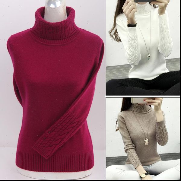 basic turtleneck solid autumn women sweater winter pullover knitted slim long sleeve badycon, White;black 
basic turtleneck solid autumn women sweater winter pullover knitted slim long sleeve badycon, White;black