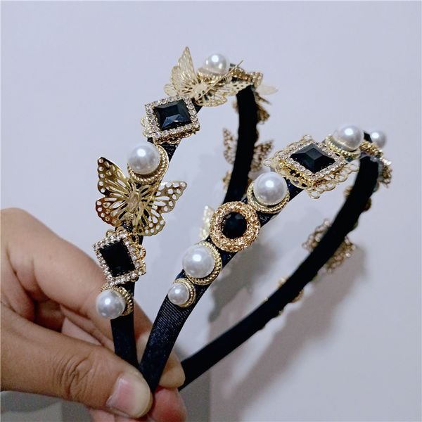 75% off design baroque court butterfly pearl hair ornament metal mesh red hair band, Silver
75% off design baroque court butterfly pearl hair ornament metal mesh red hair band, Silver