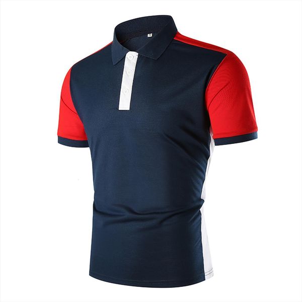 casual short sleeved shirt fashion mens polos polyester summer solid color neckline cuff stripe matching femme manche, White;black
casual short sleeved shirt fashion mens polos polyester summer solid color neckline cuff stripe matching femme manche, White;black