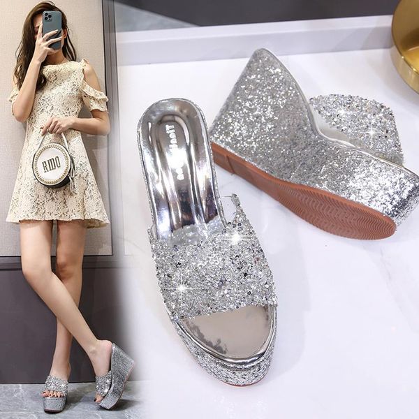slippers women's non-slip slope with soft bottom middle-aged ladies fashion outer wear mother 2021 summer, Black
slippers women's non-slip slope with soft bottom middle-aged ladies fashion outer wear mother 2021 summer, Black