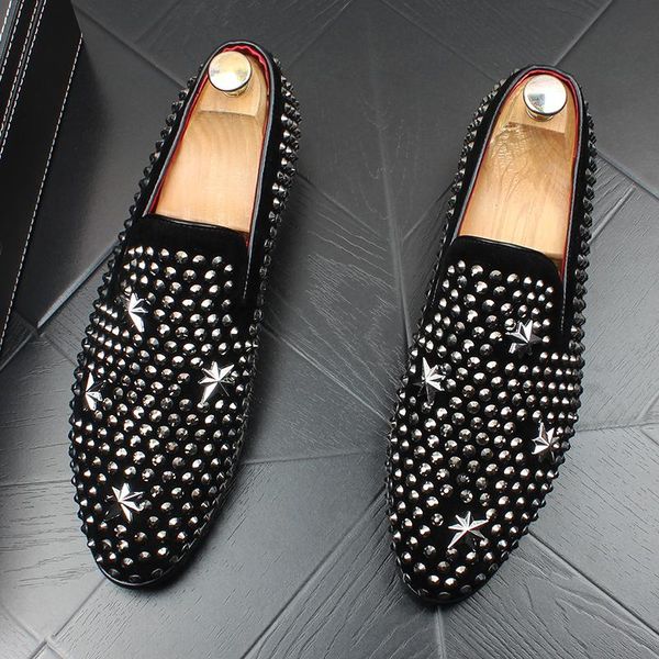 dress shoes luxury designer men's pointed charming rhinestone rivet star oxford male wedding homecoming zapatos hombre, Black
dress shoes luxury designer men's pointed charming rhinestone rivet star oxford male wedding homecoming zapatos hombre, Black