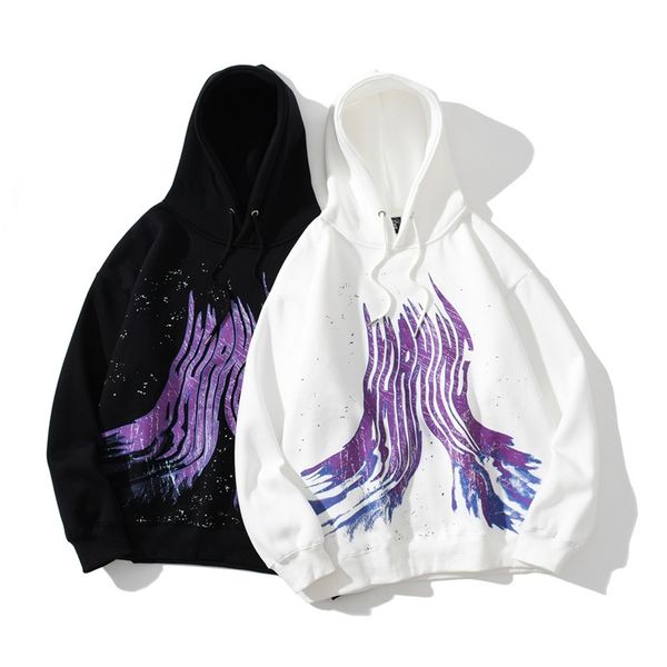 classic 20 winter tide brand versatile alphabet printed lovers' loose drawstring sweater, Black
classic 20 winter tide brand versatile alphabet printed lovers' loose drawstring sweater, Black