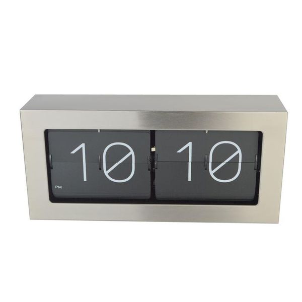 desk & table clocks stainless large retro flip clock for living room bedroom metal silver clcok slient movement office electronic horloge gi
desk & table clocks stainless large retro flip clock for living room bedroom metal silver clcok slient movement office electronic horloge gi