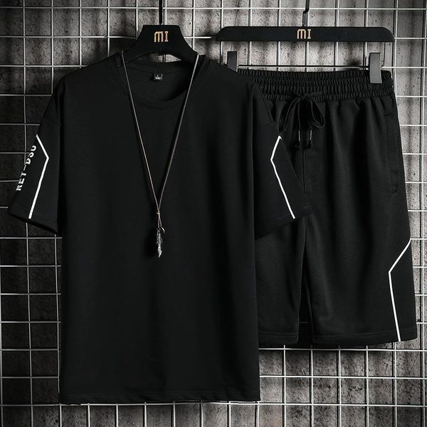 men's tracksuits 2021 t-shirt + shorts set summer breathable casual running fashion printed sports suit men sets, Gray
men's tracksuits 2021 t-shirt + shorts set summer breathable casual running fashion printed sports suit men sets, Gray