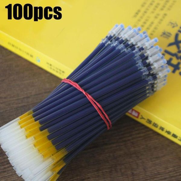 gel pens 0.5mm 100pcs pen refill office signature rods red writing school ink black blue handles supplies stationery needle offi q2c9
gel pens 0.5mm 100pcs pen refill office signature rods red writing school ink black blue handles supplies stationery needle offi q2c9