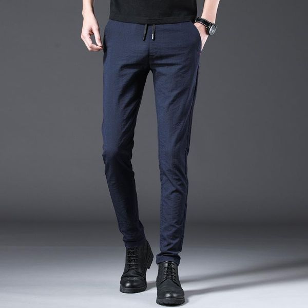 fashion men pants slim fit spring summer business flat classic full length thin casual trousers male,u1916 men's, Black
fashion men pants slim fit spring summer business flat classic full length thin casual trousers male,u1916 men's, Black