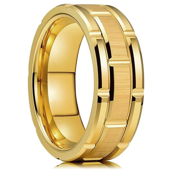 wedding rings fashion men's 8mm tungsten carbide ring gold brushed double groove pattern party jewelry for women gift, Slivery;golden
wedding rings fashion men's 8mm tungsten carbide ring gold brushed double groove pattern party jewelry for women gift, Slivery;golden