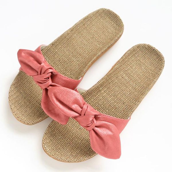slippers women summer beach breathable linen flip flops female casual flat flax sandals floral bow indoor shoes, Black
slippers women summer beach breathable linen flip flops female casual flat flax sandals floral bow indoor shoes, Black