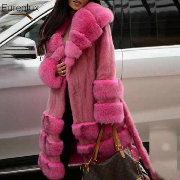 women's fur & faux furealux natural mink coat winter warm luxury vintage all-match women collar clothes wholesale, Black
women's fur & faux furealux natural mink coat winter warm luxury vintage all-match women collar clothes wholesale, Black
