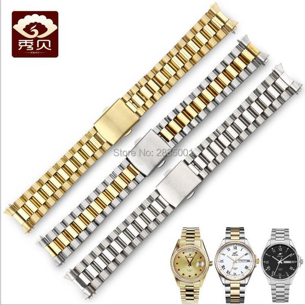 watch bands stainless steel watchband hollow curved end silver/gold center link bracelet 18mm 20mm solid band for enicar, Black;brown
watch bands stainless steel watchband hollow curved end silver/gold center link bracelet 18mm 20mm solid band for enicar, Black;brown