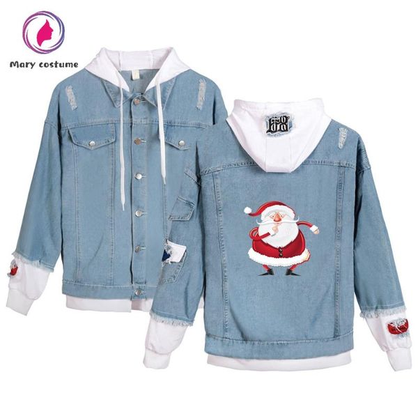 women's jackets christmas festival denim jacket women pringing cotton fashion hoodie spring autumn casual harajuku girls, Black;brown
women's jackets christmas festival denim jacket women pringing cotton fashion hoodie spring autumn casual harajuku girls, Black;brown