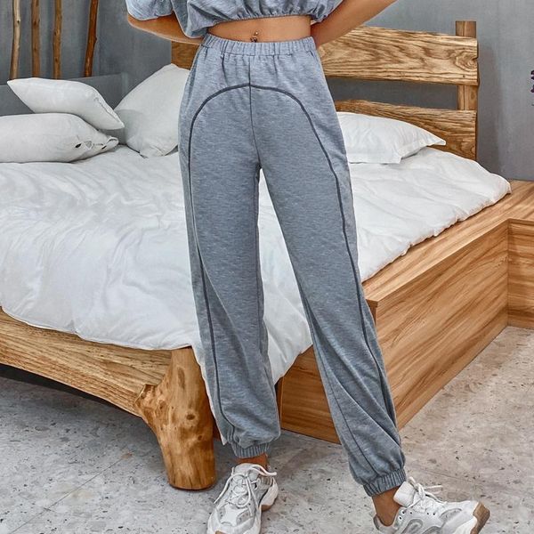 women elastic waist loose streetwear cargo pants spliced female fashion ankle-length jogging trousers ladies casual pant women's & capr, Black;white
women elastic waist loose streetwear cargo pants spliced female fashion ankle-length jogging trousers ladies casual pant women's & capr, Black;white