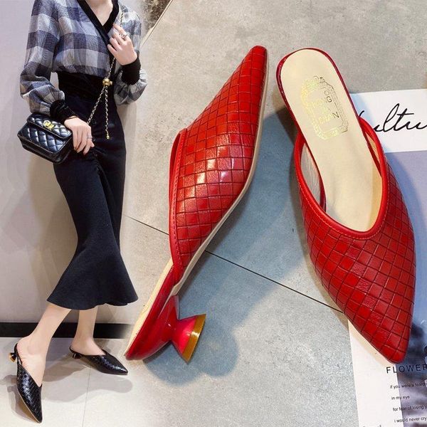slippers pointed suede square high-heeled ladies summer shoes light fashion all-match and durable trend s925, Black
slippers pointed suede square high-heeled ladies summer shoes light fashion all-match and durable trend s925, Black