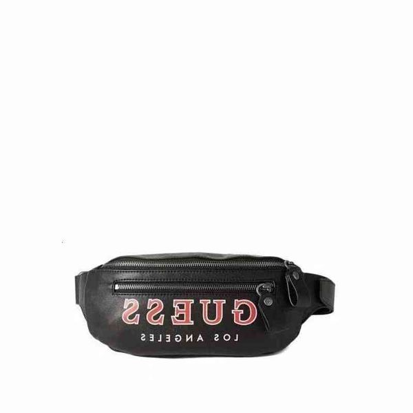 letter gs new simple solid waist chest single shoulder bag