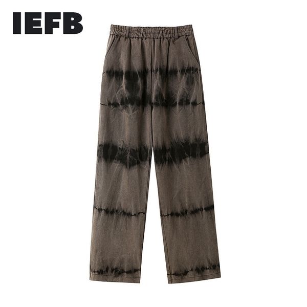 iefb high street men's elastic waist tie-dye jeans men's made old loose straight wide leg daddy pants spring y5576 210524, Blue
iefb high street men's elastic waist tie-dye jeans men's made old loose straight wide leg daddy pants spring y5576 210524, Blue