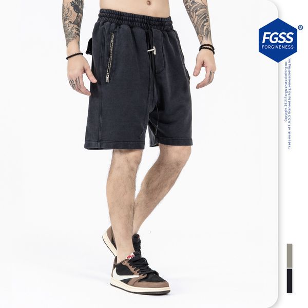shorts fgss men's 2021 summer fashion brand high street old splicing leisure sports, White;black
shorts fgss men's 2021 summer fashion brand high street old splicing leisure sports, White;black