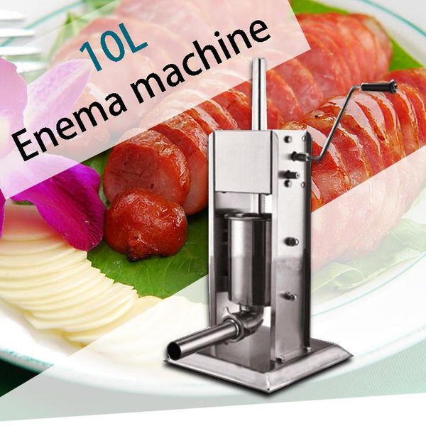 meat grinders 10l hand shake vertical sausage machine commercial multifunction restaurant stainless steel enema
meat grinders 10l hand shake vertical sausage machine commercial multifunction restaurant stainless steel enema