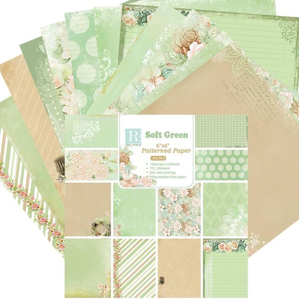 other arts and crafts soft green 6'' patterned scrapbooking tissue paper packs origami decorative art craft wrapping gift card bac
other arts and crafts soft green 6'' patterned scrapbooking tissue paper packs origami decorative art craft wrapping gift card bac