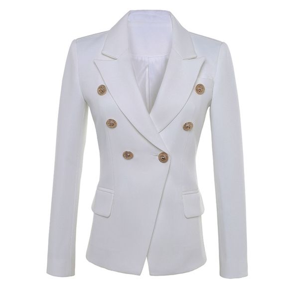 fashion star style designer blazer women's gold buttons double breasted plus size s-5xl 210930, White;black
fashion star style designer blazer women's gold buttons double breasted plus size s-5xl 210930, White;black