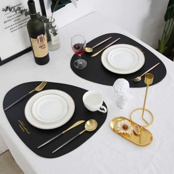 table runner nordic tableware pad placemat pu leather mat heat insulation non-slip simple placemats disc khaki bowl kitch s1k
table runner nordic tableware pad placemat pu leather mat heat insulation non-slip simple placemats disc khaki bowl kitch s1k