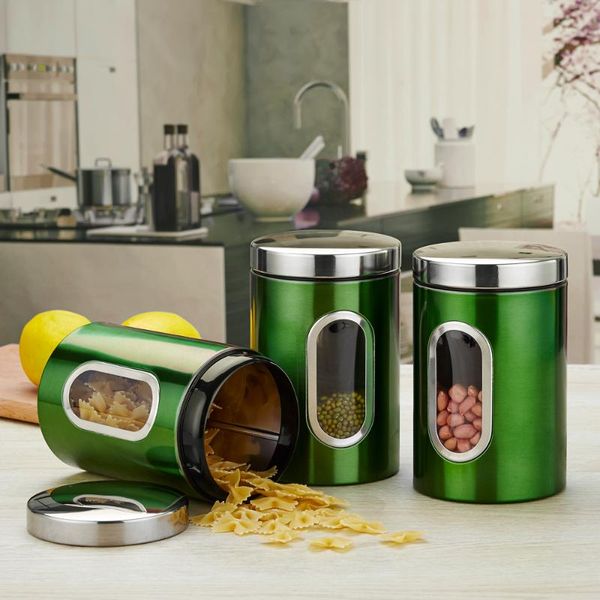 storage bottles & jars 3pcs/set food tank container box with lids grain transparent view window organization
storage bottles & jars 3pcs/set food tank container box with lids grain transparent view window organization