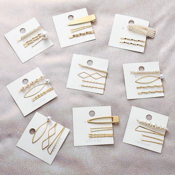 hair clips & barrettes korean ins wind pearl hairpin children's headwear girls ladies pressure side clip, Golden;silver
hair clips & barrettes korean ins wind pearl hairpin children's headwear girls ladies pressure side clip, Golden;silver