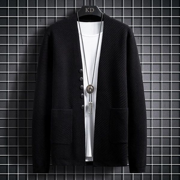 men's jackets fall 2021 cardigan jacket thin section slim-fit spring and autumn trendy knitted, Black;brown
men's jackets fall 2021 cardigan jacket thin section slim-fit spring and autumn trendy knitted, Black;brown