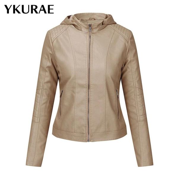 women's fleece leather jacket pu female hooded winter coat warm fashion motorcycle jackets casual street outerwear eu size fl055 & faux, Black
women's fleece leather jacket pu female hooded winter coat warm fashion motorcycle jackets casual street outerwear eu size fl055 & faux, Black