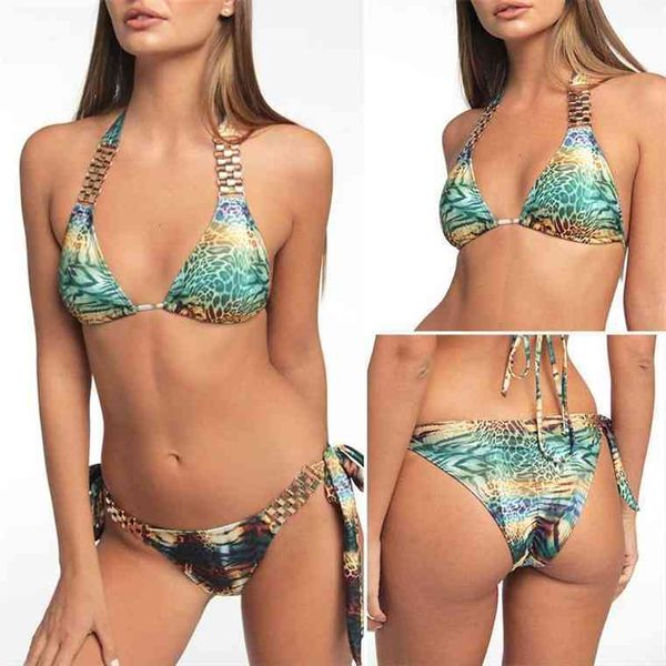 new snake print bikini 2021 women bandeau swimsuit female metal chain string swimwear brazilian bikini set halter bathing suiting
new snake print bikini 2021 women bandeau swimsuit female metal chain string swimwear brazilian bikini set halter bathing suiting